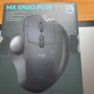 Logitech MX Ergo Plus wireless trackball with Wedge
